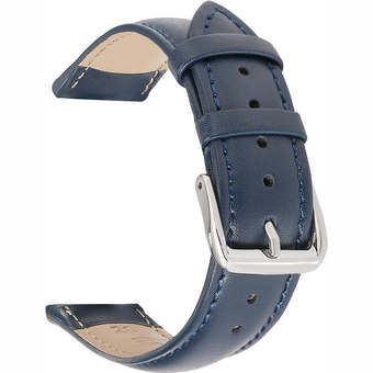Ремешок Rumi кожаный Dale 18 мм (темно-синий)