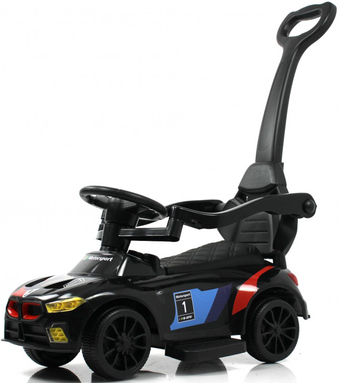 Каталка RiverToys F003FF-P (черный)