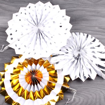 Набор украшений для праздника Darvish Веер DV-H-1023 8шт