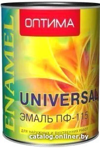 Эмаль Оптима ПФ-115 1.9 кг (красный)