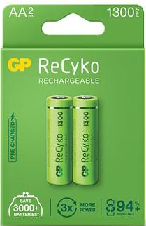 Аккумулятор GP ReCyko AA 1300mAh 2шт