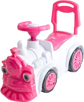 Каталка Orion Toys Паровозик ОР761 (белый/розовый)