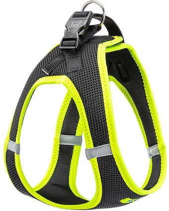 Шлейка Ferplast Kaori P 75469021 (XXS, черный/зеленый)