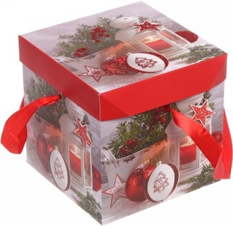 Упаковка подарков Серпантин Зимний вечер 15x15x15 см 214-036