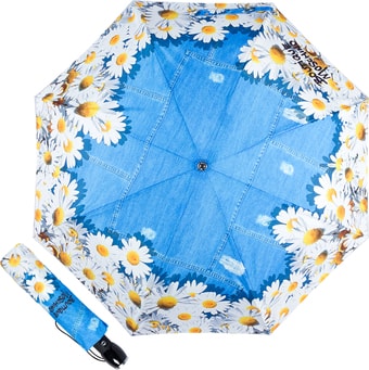 Зонт Moschino 7026-OCA Denim Daisies Multi