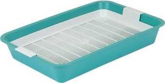 Туалет-лоток Дарэленд Первый с сеткой 2901бирюз (бирюзовый)