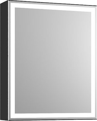 Lauter Шкаф с зеркалом Emma (с подсветкой, черный мат)