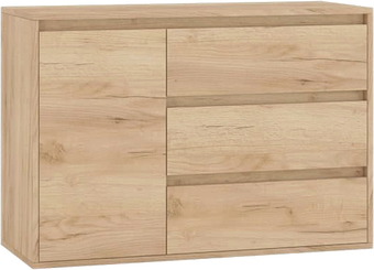 Комод Интермебель Рио-2 (дуб крафт золотой)