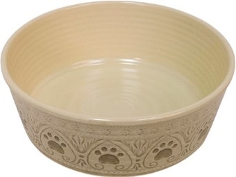 Миска TarHong Medallion Paw PDR5067PBMC (бежевый с лапками)