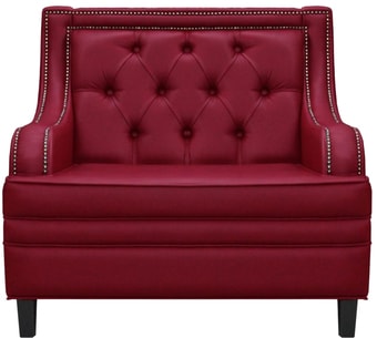 Интерьерное кресло Brioli Чикаго (экокожа, L16 вишневый)