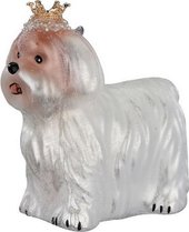 Елочная игрушка Inge's Christmas Figural Glass Ornaments. Гаванский бишон 64949H120