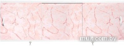 Фронтальный экран под ванну Alavann Оптима 150 (розовый мрамор)