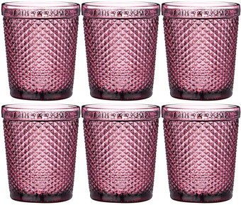 Набор стаканов для воды и напитков Lefard Muza Color Гранат 781-162