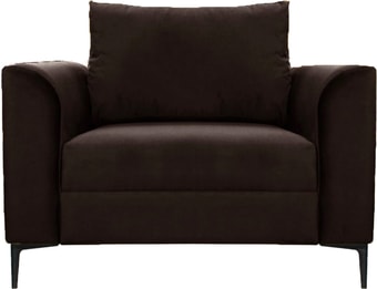 Интерьерное кресло Brioli Марк (велюр, B74 коричневый)