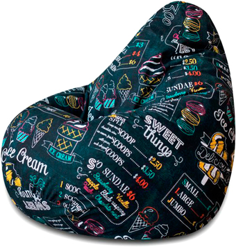 Кресло-мешок DreamBag 50058 (XL, жаккард, ice cream)