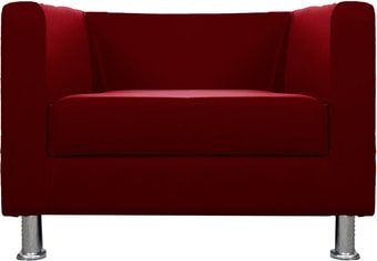 Интерьерное кресло Brioli Билли (экокожа, L19 красный)