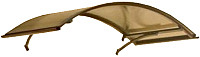 Козырек Silver Wing Арочный 120x160 10006 (темный)