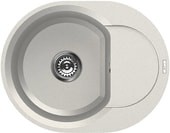 Кухонная мойка Elleci Easy Round 600 Bianco Titano 68
