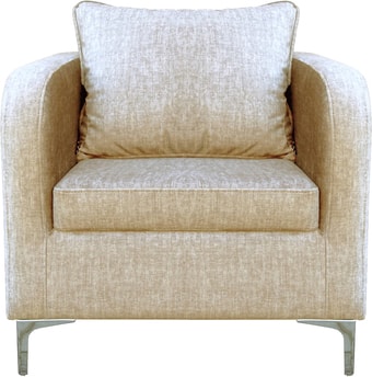 Интерьерное кресло Brioli Терзо (рогожка, J1 кремовый)