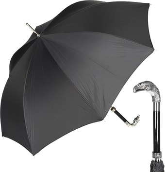 Зонт Pasotti Eagle Silver StripesS Black