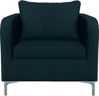 Интерьерное кресло Brioli Терзо (рогожка, J17 темно-синий)