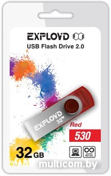 USB Flash Exployd 530 32GB (красный) [EX032GB530-R]