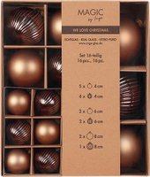 Елочная игрушка Inge's Christmas One-Two-Tree! 15101P418 (16шт, медный)