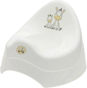 Детский горшок Maltex Зебра 6500 (серый)