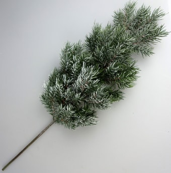 Рождественская ветка GreenDeco Еловая заснеженная 4630079858200