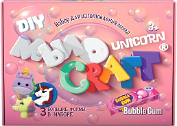 Набор для опытов Инновации для детей Мыло Craft. Unicorn. Бабл Гам 891