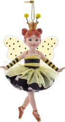 Елочная игрушка Kurt S. Adler Девочка-шмель E0390