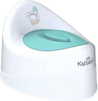 Детский горшок Kidwick Ракушка KW030102 (белый/бирюзовый)