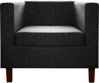 Интерьерное кресло Brioli Билли Д (рогожка, J22 графит/темные ножки)