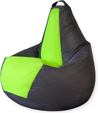 Кресло-мешок Mio Tesoro Груша Kombo XXL GF-130x85-SN (серебристый/неон)