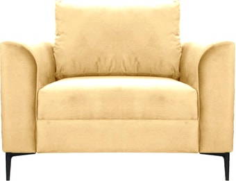 Интерьерное кресло Brioli Марк (велюр, B2 бежевый)