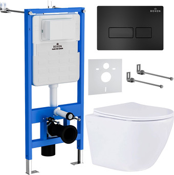 Унитаз подвесной Roxen StounFix Slim 577729