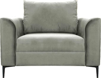 Интерьерное кресло Brioli Марк (велюр, B8 светло-серый)