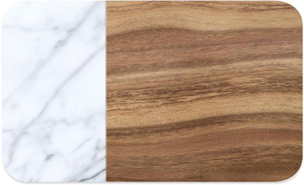 Коврик под миску TarHong Acacia Wood/Carrara TPMMT0200PMA