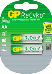 Аккумуляторы GP ReCyko+ AA 2000mAh 2 шт. [210AAHCB]