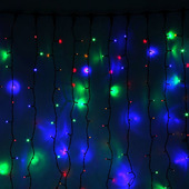 Световой дождь Luazon Занавес 3W 1440 Led (2x6 м, мульти) [1080278]