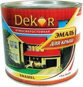 Эмаль Dekor для крыш (серый, 1.9 кг)
