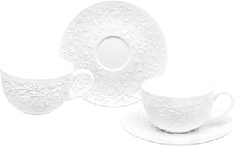 Набор чашек Elan Gallery Веточки-цветочки 630059