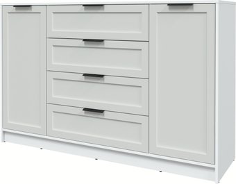 Тумба Интерлиния Концепт Тренд КТ-Т160 (белый платинум/грей)