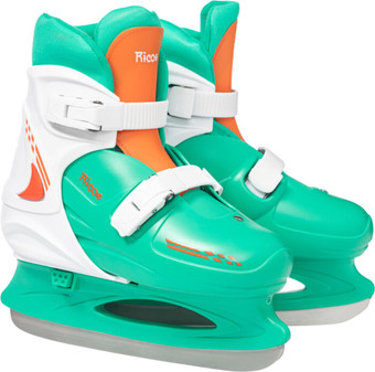 Коньки Ricos Boom PW-229 L (р. 37-40, белый/бирюзовый)