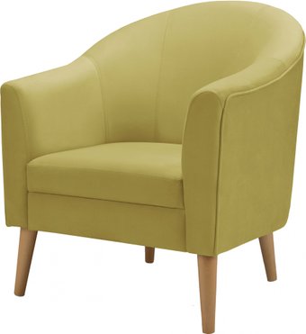 Интерьерное кресло Mio Tesoro Арти (Velutto 28/натуральное дерево)
