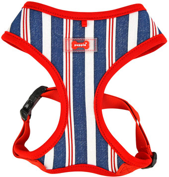 Шлейка Puppia Zorion PATA-HA1711-SN-L (синий/полоски)