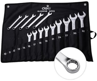 Набор ключей Deli DL130014B (14 предметов)