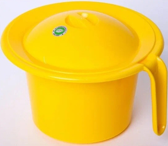 Детский горшок Эльфпласт Кроха 387 (желтый)