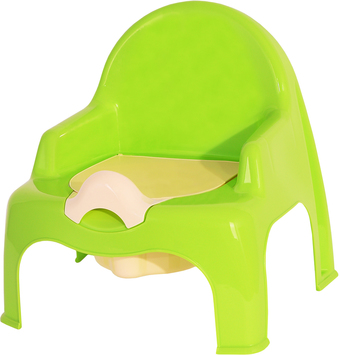 Детский горшок Эльфпласт EP023 (салатовый/кремовый)