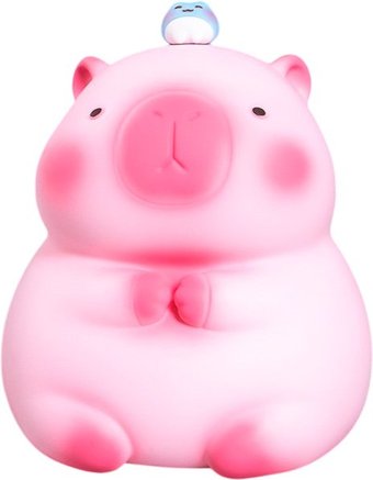 Копилка для денег ILikeGift Capybara Frog Friend BB2574-9B (розовый)